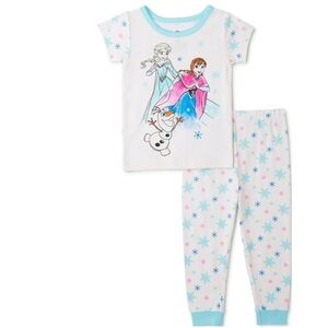 🆕 Disney Frozen Character Toddler Snug-Fit Pajama Set, 2 Piece, 12 month NWT